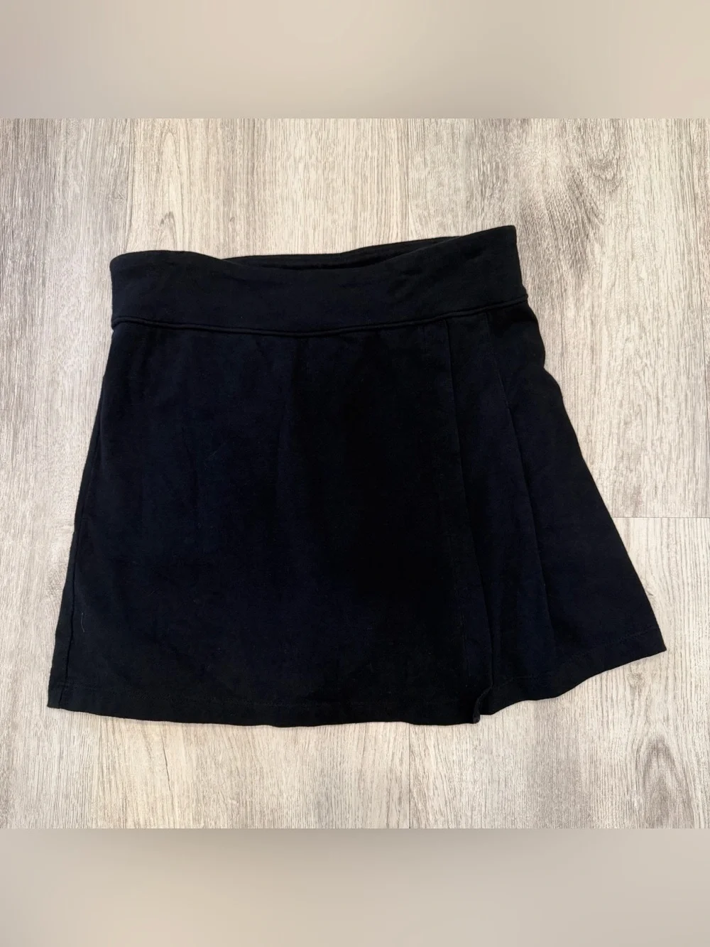 Abercrombie Kids Black Pleated Skort Size 11/12 Cotton Tennis School Preppy
